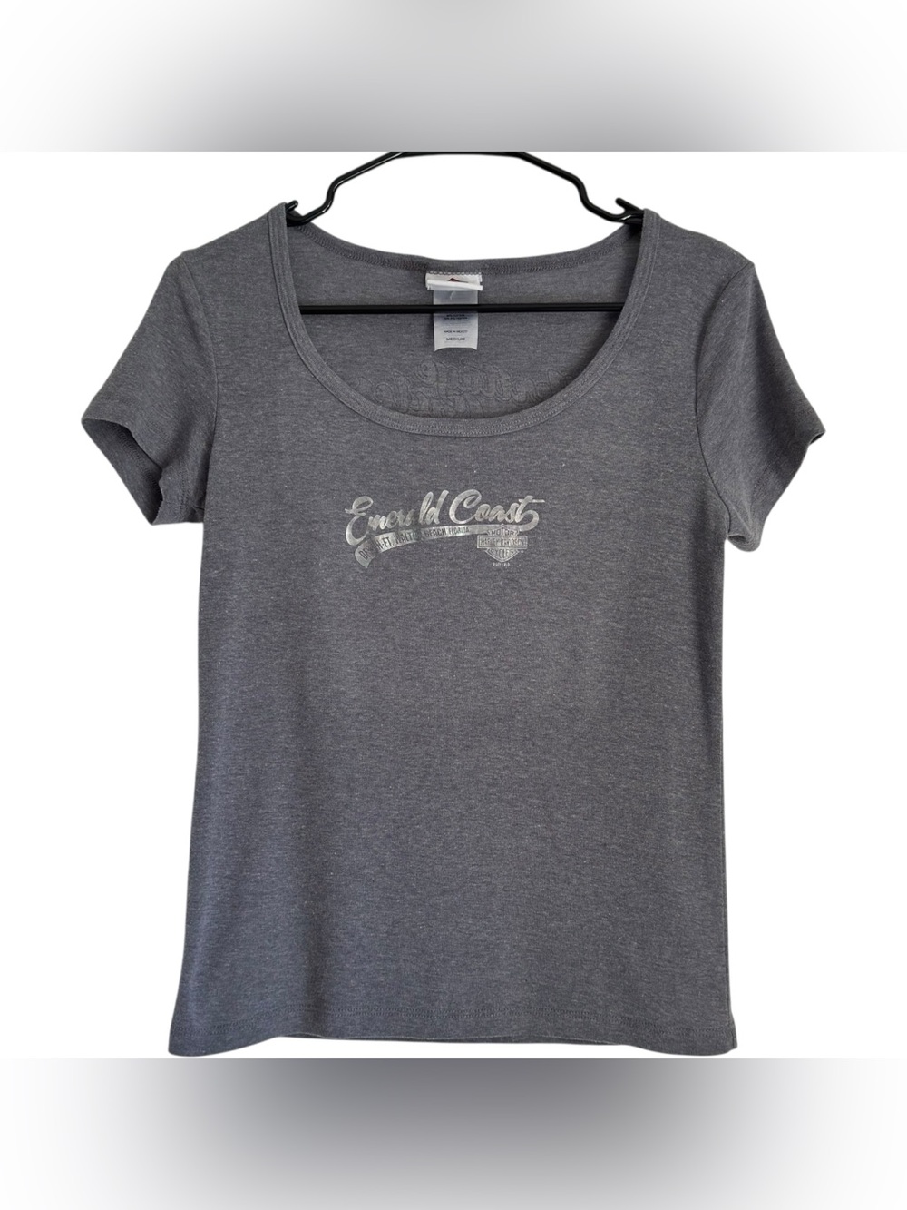 Harley Davidson Womens Medium T-shirt Heritage Cycles Emerald Coast Vintage 2011